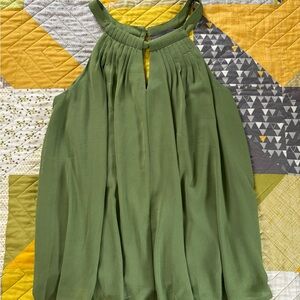 Sunday in Brooklyn Olive Green Sleeveless Top